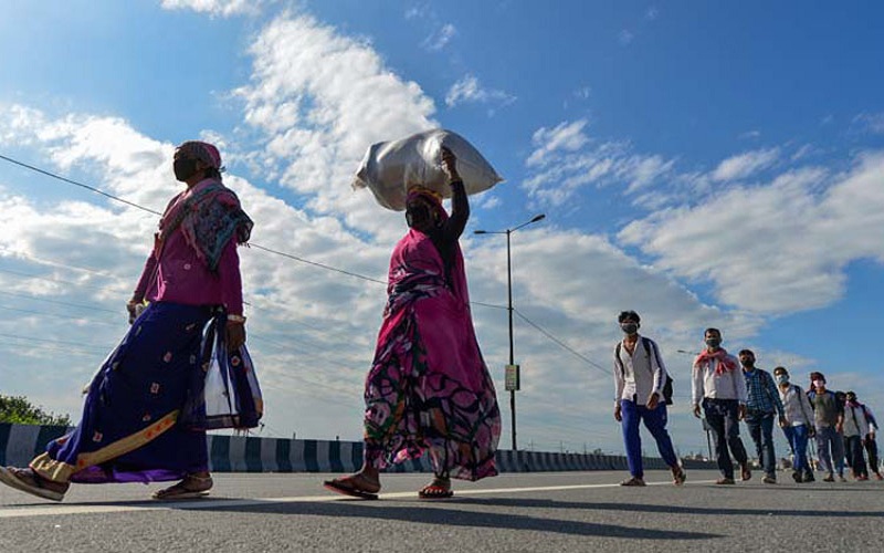 Migrant labourers in India 2020