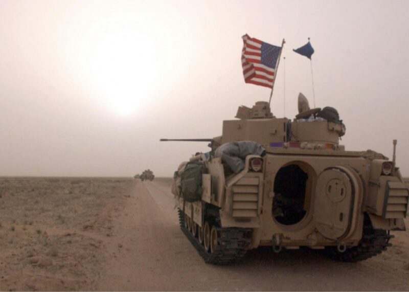 2003, US invades Iraq